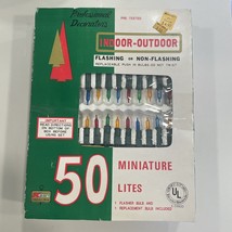 Vintage KMART  Miniature Lites Lamps  Multi Color 2 Pack  K Mart Christmas - $19.80