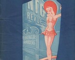 Florentine Gardens Night Club Menu Hollywood California 1940&#39;s Marilyn M... - $47.52