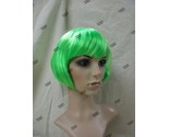 Neon Green Babe Wig 20s Funky Flapper Chicago Roaring Rave Party Fairy J... - £10.20 GBP