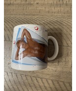 Vintage 80s Chippendales Coffee Mug Male Stripper Hearts Ceramic Photo - $28.00