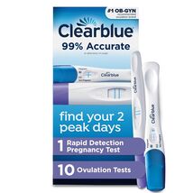 Clearblue Ovulation Complete Starter Kit 10 Ovulation Tests and 1 Pregna... - $15.83