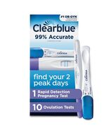 Clearblue Ovulation Complete Starter Kit 10 Ovulation Tests and 1 Pregna... - $15.83