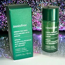 INNISFREE Green Tea Seed Serum 15 ml 0.51 FL OZ, Deluxe Mini New in Box - £13.53 GBP