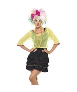 80s Pop Tart Costume Adult Black Green - $43.98