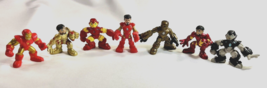 Hasbro Iron Man 2 and 2 1/2&quot; Tall Mini Figures Lot Of 7 - £14.23 GBP
