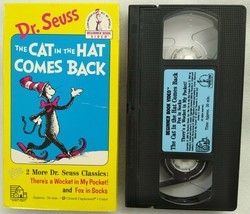 VHS Dr Seuss - The Cat In The Hat Comes Back Wocket In My Pocket Fox In ... - $11.95