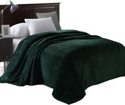 Exclusive Mezcla Waffle Textured Soft Fleece Blanket, King Size, 90X104 Inches). - £33.50 GBP