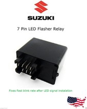 Suzuki Flasher Relay LED GSXR Bandit 7 pin turn signal hayabusa DR650SE DR200SE - £14.72 GBP