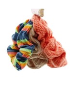 Hair Ties Wild Fable Stripe Print and Velvet and Knit Hair Twister Set 3pc - $28.55 MXN
