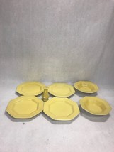 Lot 7 pieces misc. Vintage Independence Ironstone Interface JAPAN yellow... - $49.49