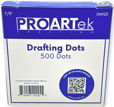 PROARTek PK00027 Model DM123 Drafting Dots, 500 Drafting Dots,  7/8&quot; Diameter - £19.97 GBP