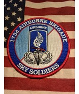 US ARMY 173d AIRBORNE BRIGADE SKY SOLDIERS POCKET PATCH 4&quot; - £6.29 GBP