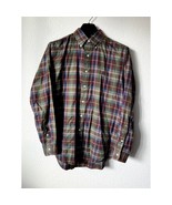 Vintage Ralph Lauren Shirt M Tartan Plaid Long Sleeve Button Down EUC - $744.00 MXN