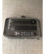 Manthm Nail Care KIT Set Black 3 Pc Precision Steel Men’s Essential in T... - $278.71 MXN