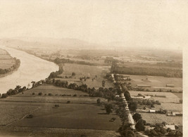 South Deerfield MA Birds Eye View From Sugarloaf Tobacco Fields RPPC - £21.56 GBP