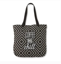 coffee and chill tote bag - $9.50