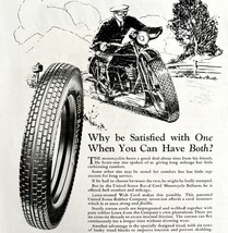 Royal Cord Motorcycle Tires 1926 Advertisement United States Balloon DWCC10 - $554.45 MXN