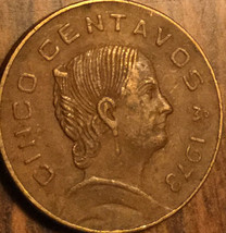 1973 Mexico 5 Centavos Coin - £1.08 GBP