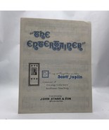 The Entertainer Piano Sheet Music Scott Joplin, John Stark &amp; Son - £6.94 GBP