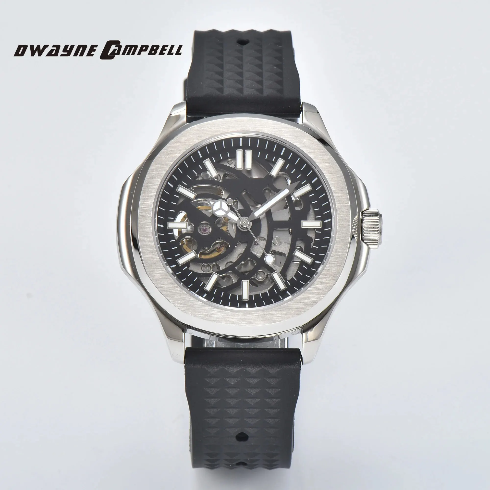 Luxury Men&#39;s Automatic Skeleton Dial Design Stainless Waterproof Sapphire Glass  - £295.45 GBP