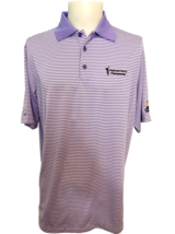 Antigua Desert Dry Men&#39;s Golf Shirt Purple  American Century Championship L - $43.69