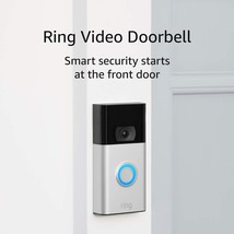 Ring Video Doorbell – 1080p HD video, improved motion detection, easy installati - £132.77 GBP