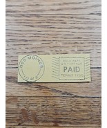 US Mail Post Meter Stamp Des Moines Iowa 60s/70s Cutout USPS - $5.48 CAD
