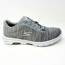 Skechers Go Walk 5 True Gray White Womens Air Cooled Casual Shoes - £40.17 GBP