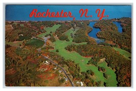 Aerial View Rodman Eastman Park Rochester New York NY UNP Chrome Postcard W19 - £2.33 GBP