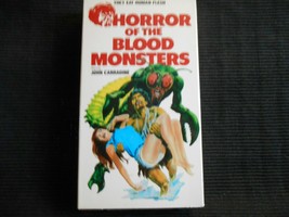 Horror of the Blood Monsters (VHS, 1988) WORLDS WORST VIDEO&#39;S LABEL - £14.37 GBP