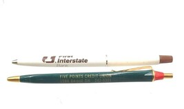 2 Vintage Bank Pens Albuquerque  First Interstate Five Points Credit Union  - $109.50 MXN