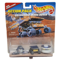 VINTAGE 1996 HOT WHEELS JPL SOJOURNER MARS ROVER ACTION PACK NEW SEALED - $9.50
