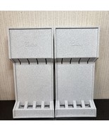 Cutco Steak Knife Holder Wall Drawer Mount Lot of 2 Gray Plastic No Knives - €20,49 EUR