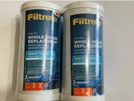 Lot of 2 3M Filtrete Large Capacity Whole House Replacement Filter 4WH-HDGAC-F01 - £18.67 GBP