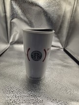Starbucks (Product) RED Hope Travel Tumbler 12 oz Ceramic Coffee Cup Lid... - $24.26
