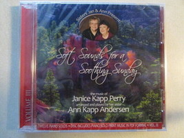 Sister Ann&amp;Jan Present Soft Sounds For A Soothing Sunday Vol Iii Piano Solos Cd - £17.52 GBP