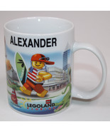 LEGOLAND Florida ALEXANDER Personalized Name Coffee Mug Tea Cup LEGO Fun... - £9.10 GBP