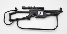 Vintage Star Wars Chewbacca Bowcaster Rifle Part 5.5&quot; Black Kenner Toy - £12.78 GBP