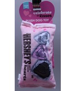 Hershey&#39;s Kisses Themed Bag of Hearts Squeaker Crinkle Dog Toy - $18.00