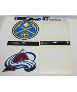 4 Colorado Sports Fan Diecut Decal Sticker Lot Avalanche Broncos Nuggets... - £18.97 GBP