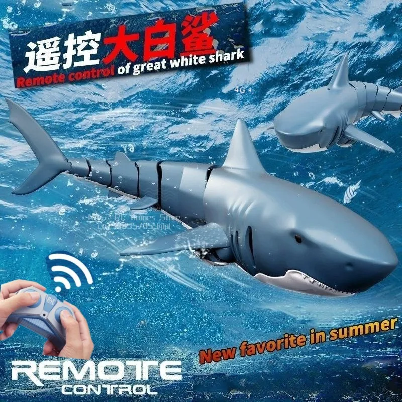 Funny RC Shark Toy Remote Control Animals Robots Bath Tub Pool Electric Toys for - £31.89 GBP+