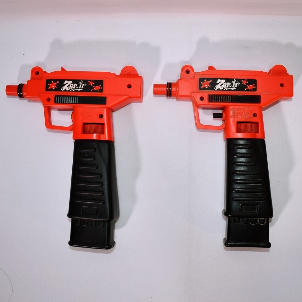 Lot Of 2 Vintage 1987 LJN / Entertech Zap-It Zinger Water Gun / Pistol 0... - $19.80