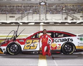 AUTOGRAPHED 2022 Bubba Wallace #23 McDonald&#39;s Car DAYTONA INTERNATIONAL ... - £89.78 GBP