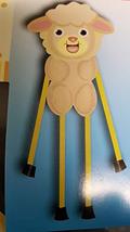 Honeycomb Easter Figure 4foot with Collapsible Tissue Arms - Lamb - £11.79 GBP
