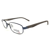 IZOD Kids Eyeglasses Frames X 102 BLUE Brown Rectangular Full Rim 47-17-130 - £21.76 GBP