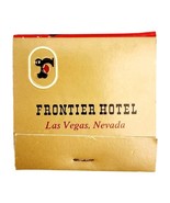 Frontier Hotel Vintage Matchbook Las Vegas Nevada Closed DNE Unstruck E34m6 - $367.78 MXN