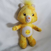 Care Bears Tie Dye Yellow Funshine Bear SUN 10&quot; Plush Toy 2007 Special E... - £11.67 GBP