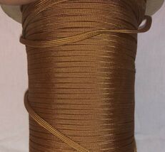 NEW Bronze 550 Paracord Nylon Paraline Flat Hollow Cord Coreles in All S... - $5.54+