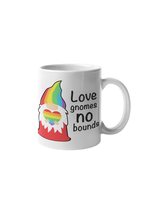 Valentines Day Love Gnome Cute 15 Oz Ceramic Mug #3 - $25.95