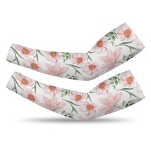 Mondxflaur Floral Pink Cooling Arm Sleeves Cover UV Sun Protection for M... - £11.91 GBP